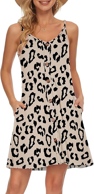 Robe Mini Femme en tissu léger, col V, coupe fluide – Menvelo