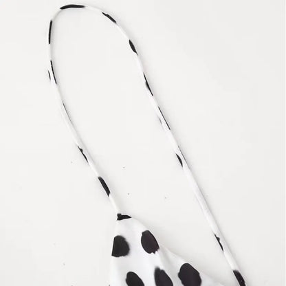 Robe Longue Femme à Pois – Coupe Fluide Sans Manches
