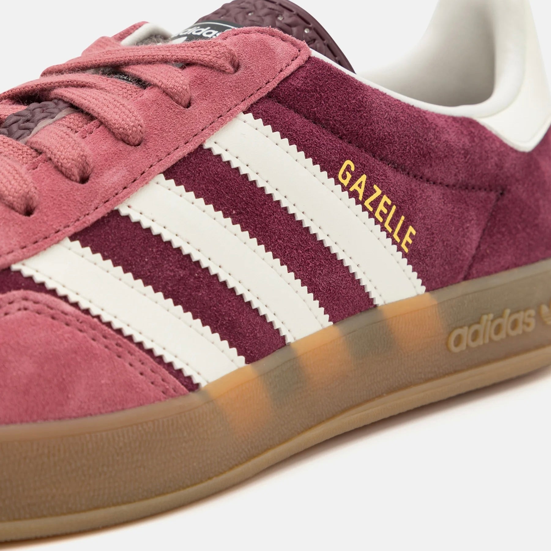 Sneakers basses Adidas Gazelle Indoor maroon preloved crimson unisexe