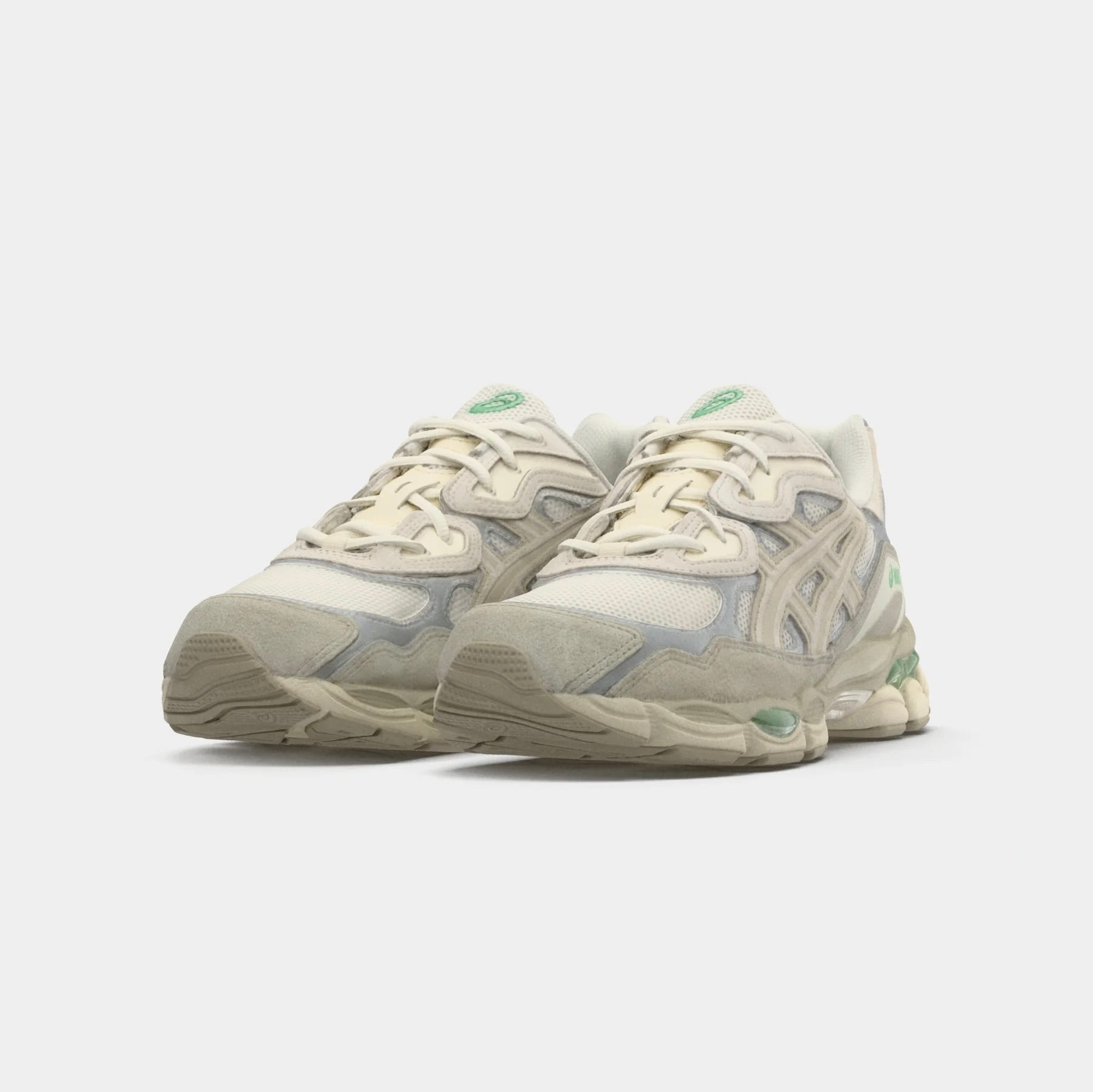 ASICS Gel-NYC Cream Fossil, Baskets Basses Unisexe Mesh et Daim – photo 2