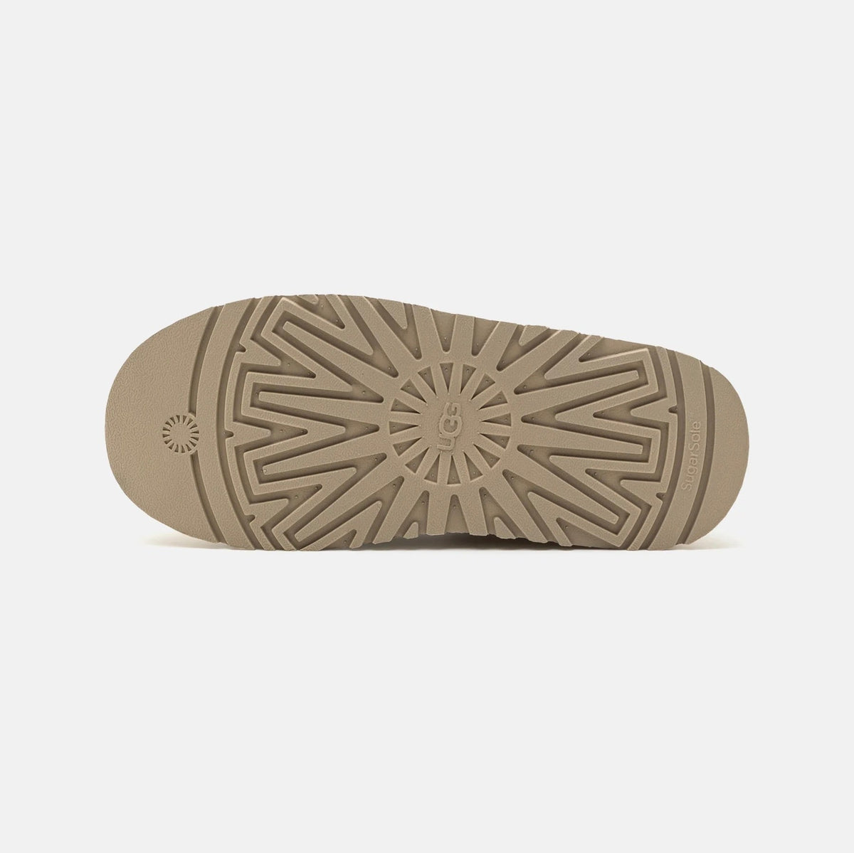UGG Tazz Mustard Seed chaussons à plateforme femme en daim et peau de mouton moutarde, vue arrière