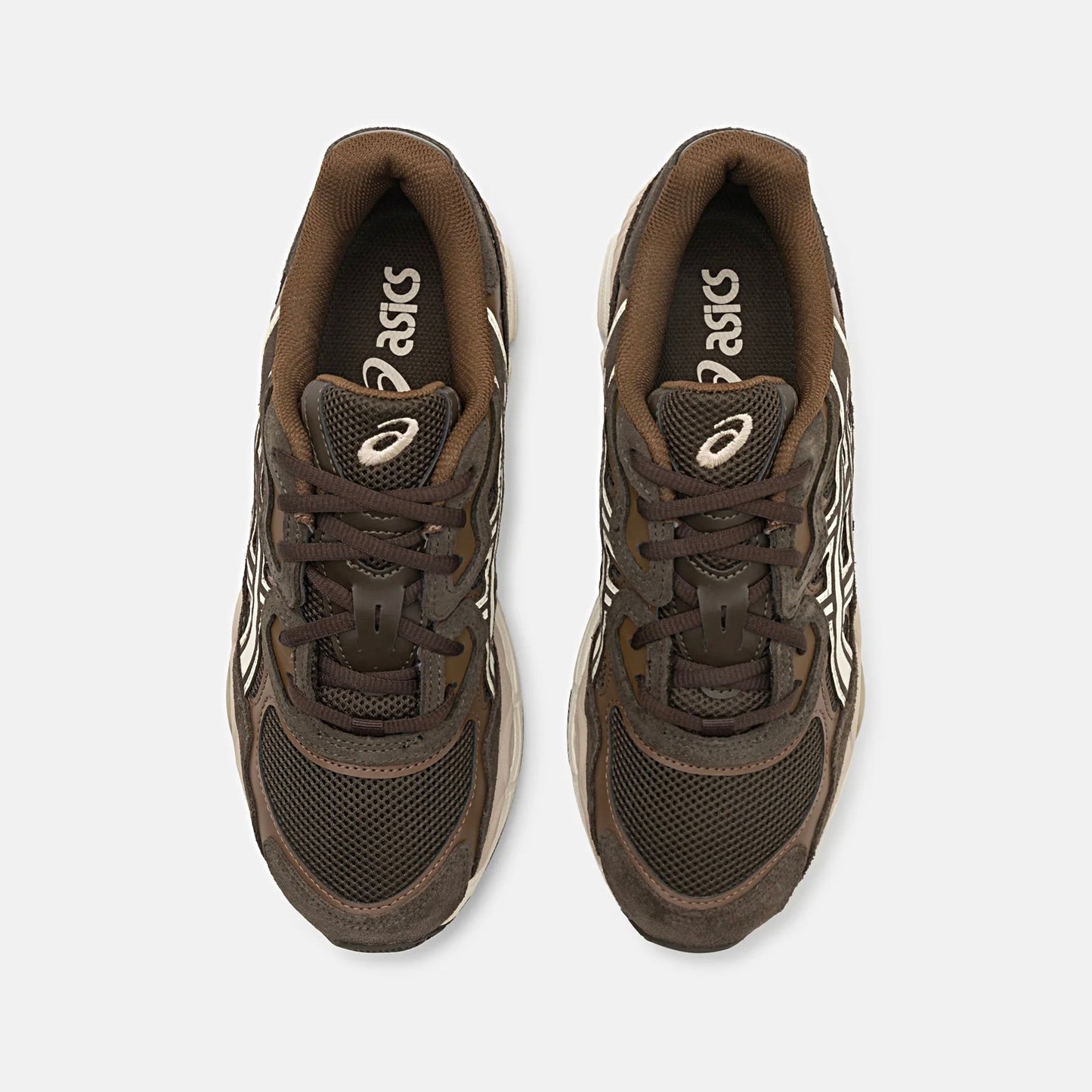 ASICS Gel-NYC Black Coffee, Baskets Basses Unisexe Mesh et Daim – photo 3