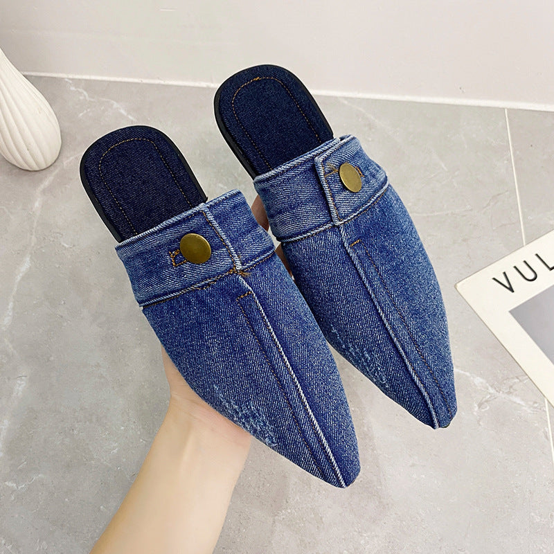 Mocassins Femme Constance-Claire – détail de la tige