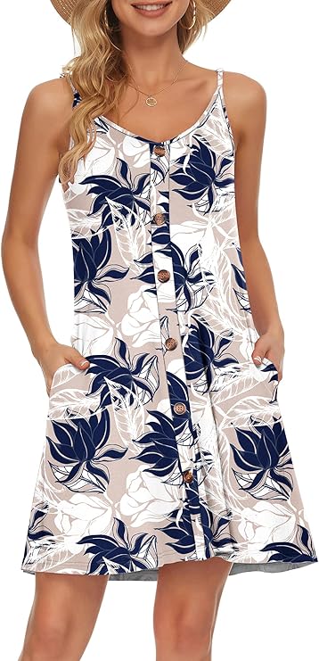 Robe Mini Femme en tissu léger, col V, coupe fluide – Menvelo