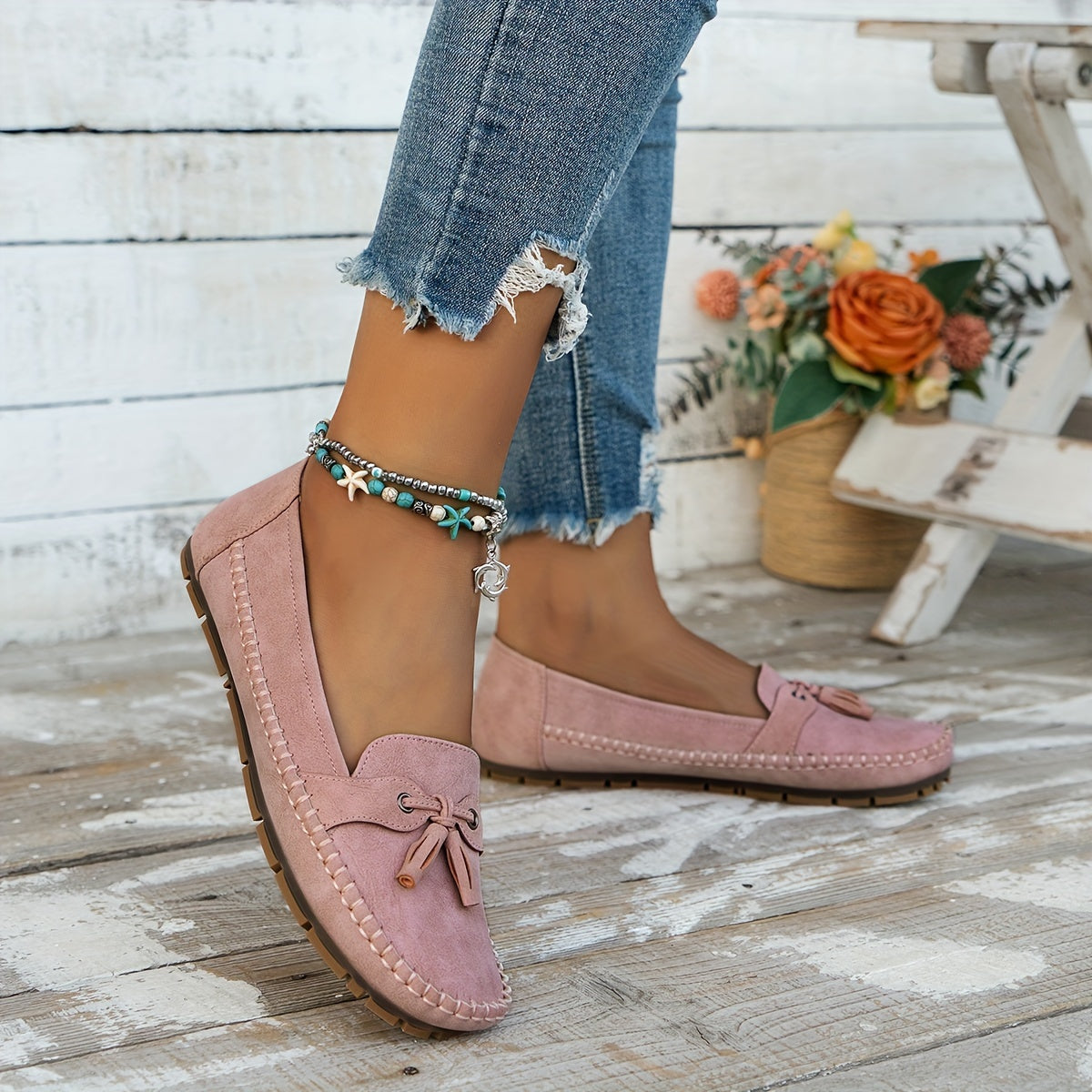 Mocassins Femme Constance-Line – vue arrière