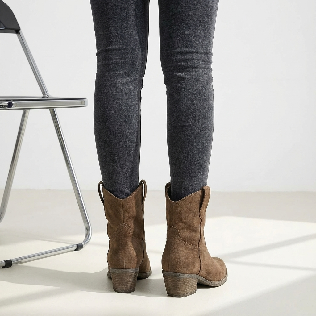 Bottines Cowboy Femme Margaux à Talon Bloc