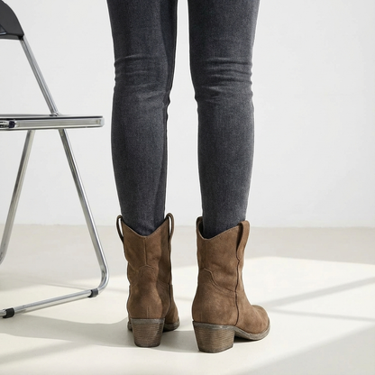 Bottines Cowboy Femme Margaux à Talon Bloc