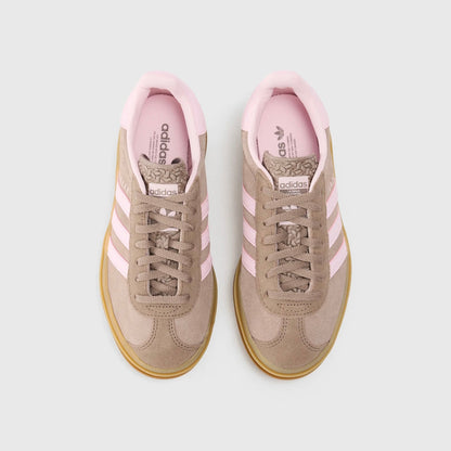 Sneakers basses Adidas Gazelle Bold trace brown clear pink femme