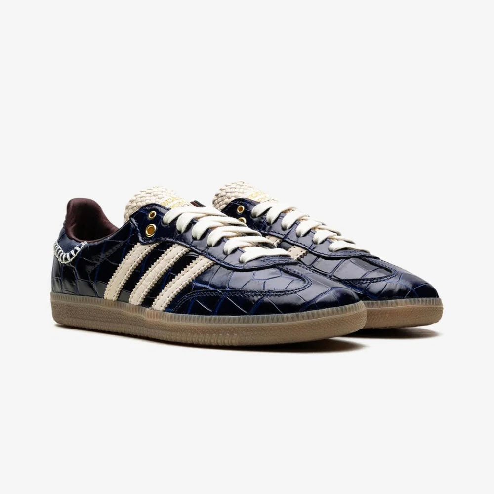 Sneakers basses Adidas Samba wales bonner navy croc unisexe