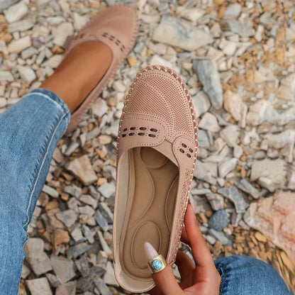 Mocassins Femme Constance-Alice – détail de la tige