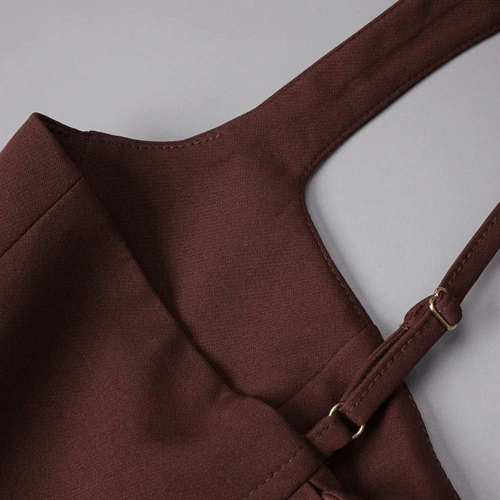Robe Mini Femme en tissu léger, bustier, coupe fluide – Menvelo
