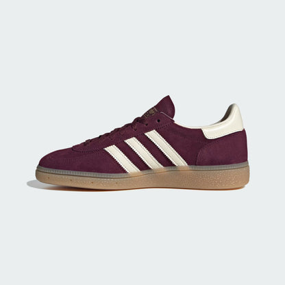 Sneakers basses Adidas Handball Spezial maroon cream white unisexe