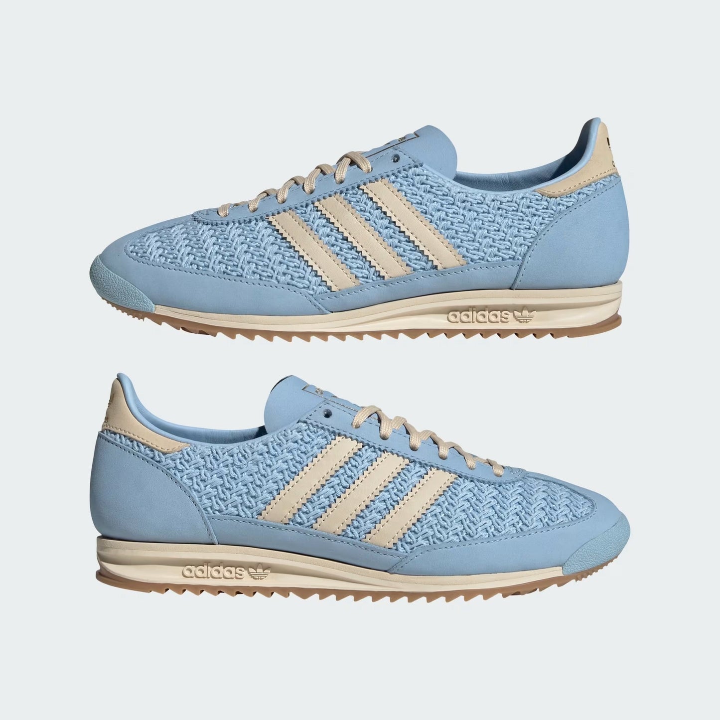 Sneakers basses Adidas SL 72 crochet clear sky unisexe