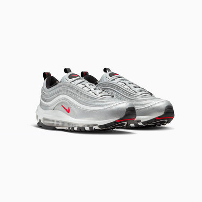 Nike Air Max 97 Silver Bullet Baskets Argent Rouge Homme Femme - 2