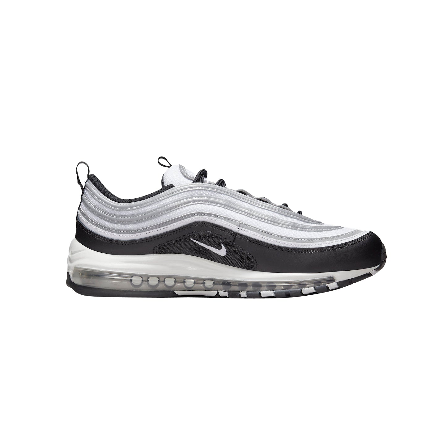 Nike Air Max 97 White Black Metallic Silver, Baskets Lifestyle Unisexe – photo 1