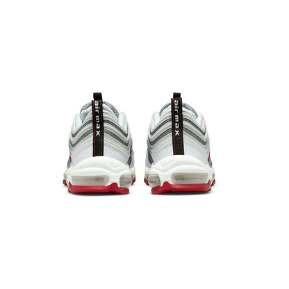 Nike Air Max 97 Grey Varsity Red Baskets Gris Rouge Homme Femme - 3