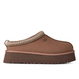 UGG Tazz II Rocky Oak – Sabots Plateforme Femme en Daim et Peau de Mouton