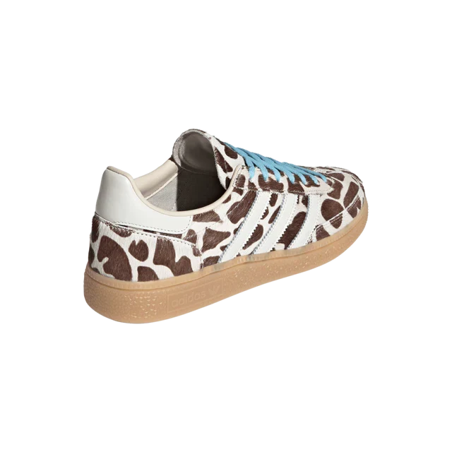 Sneakers basses Adidas Handball Spezial cow print crystal linen unisexe