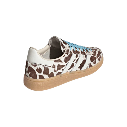 Sneakers basses Adidas Handball Spezial cow print crystal linen unisexe