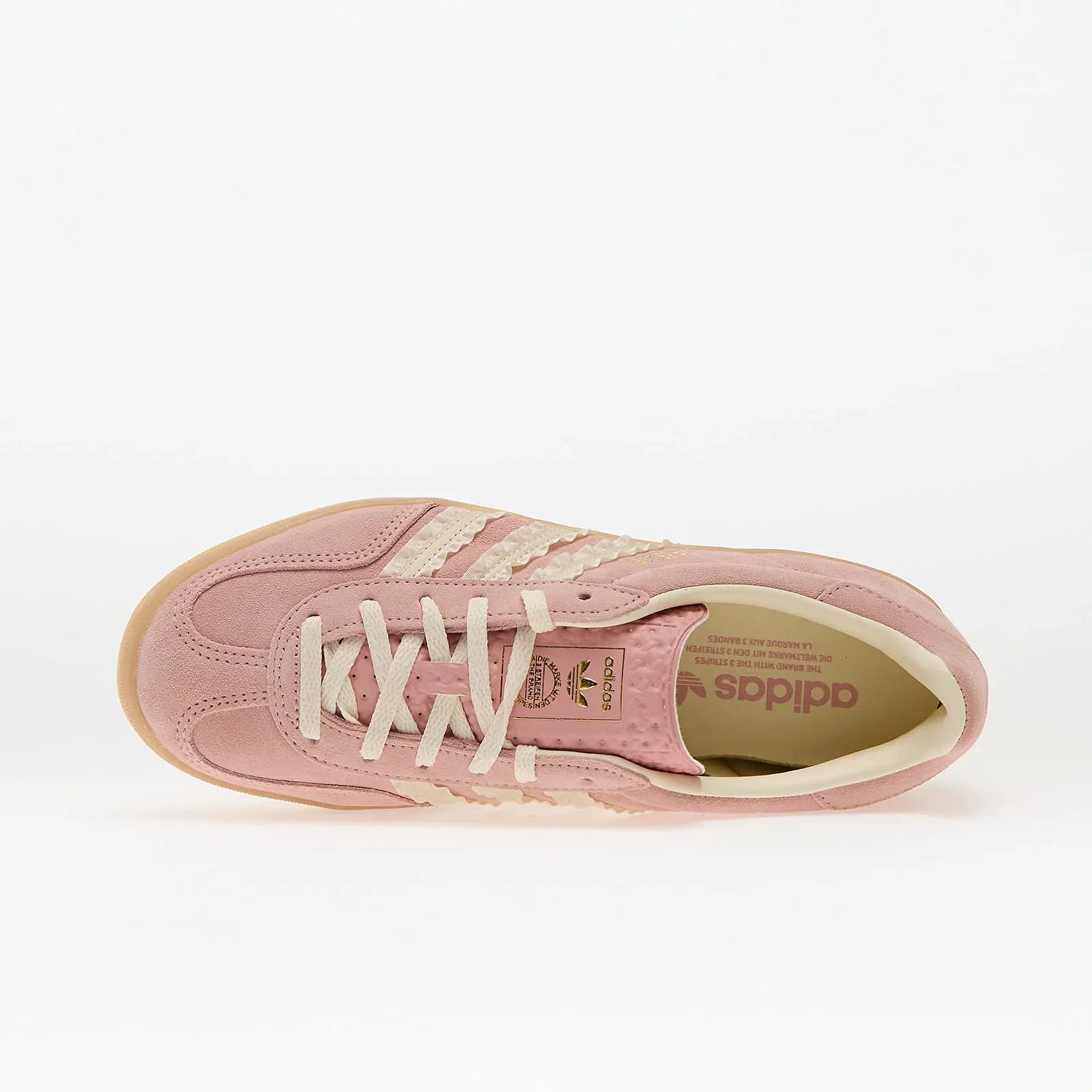 Sneakers basses Adidas Gazelle Indoor wonder mauve crew white unisexe