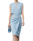 Robe Cocktail Femme – Silhouette Drapée & Taille Froncée