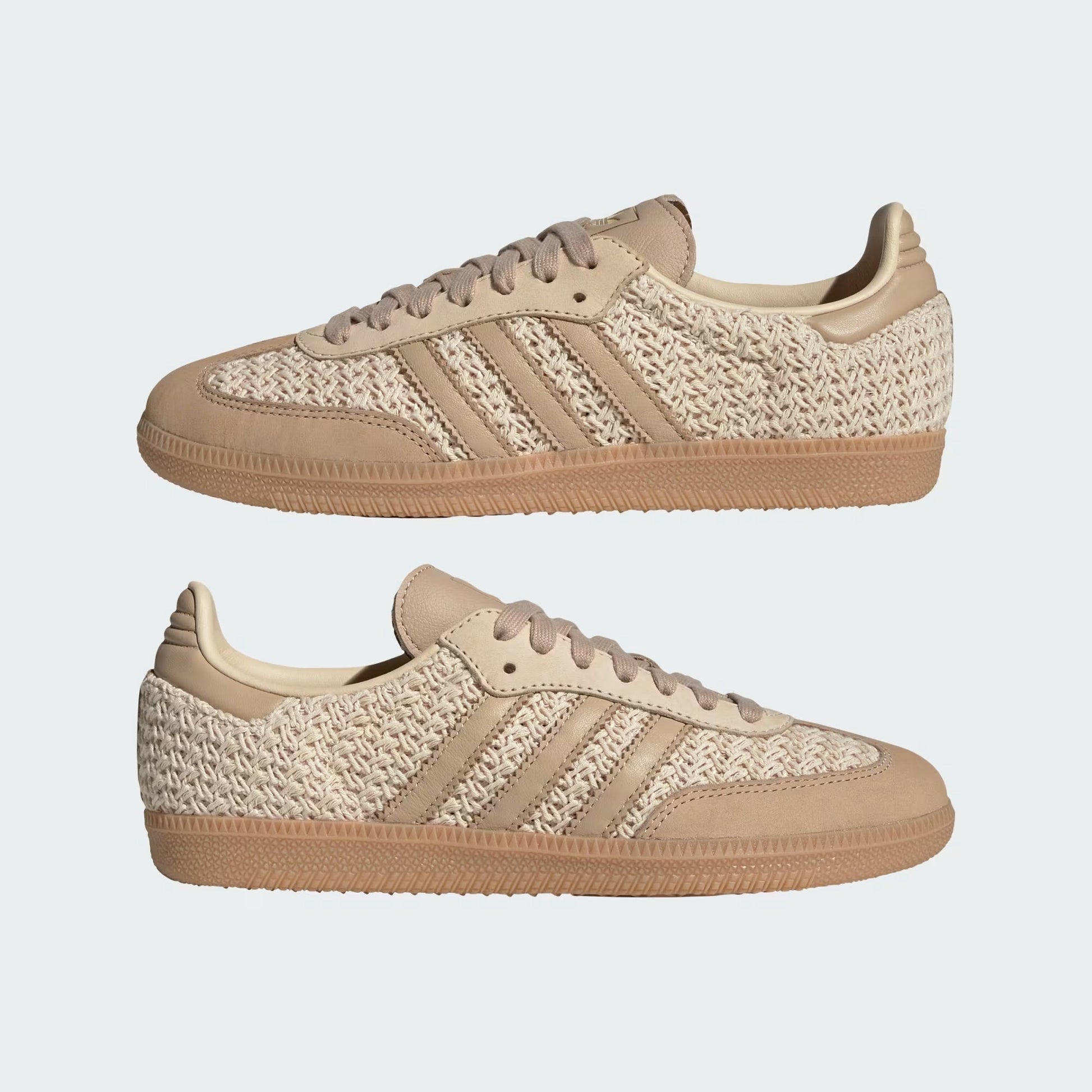 Sneakers basses Adidas Samba crochet pack sand strata unisexe