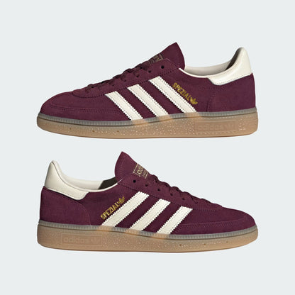 Sneakers basses Adidas Handball Spezial maroon cream white unisexe