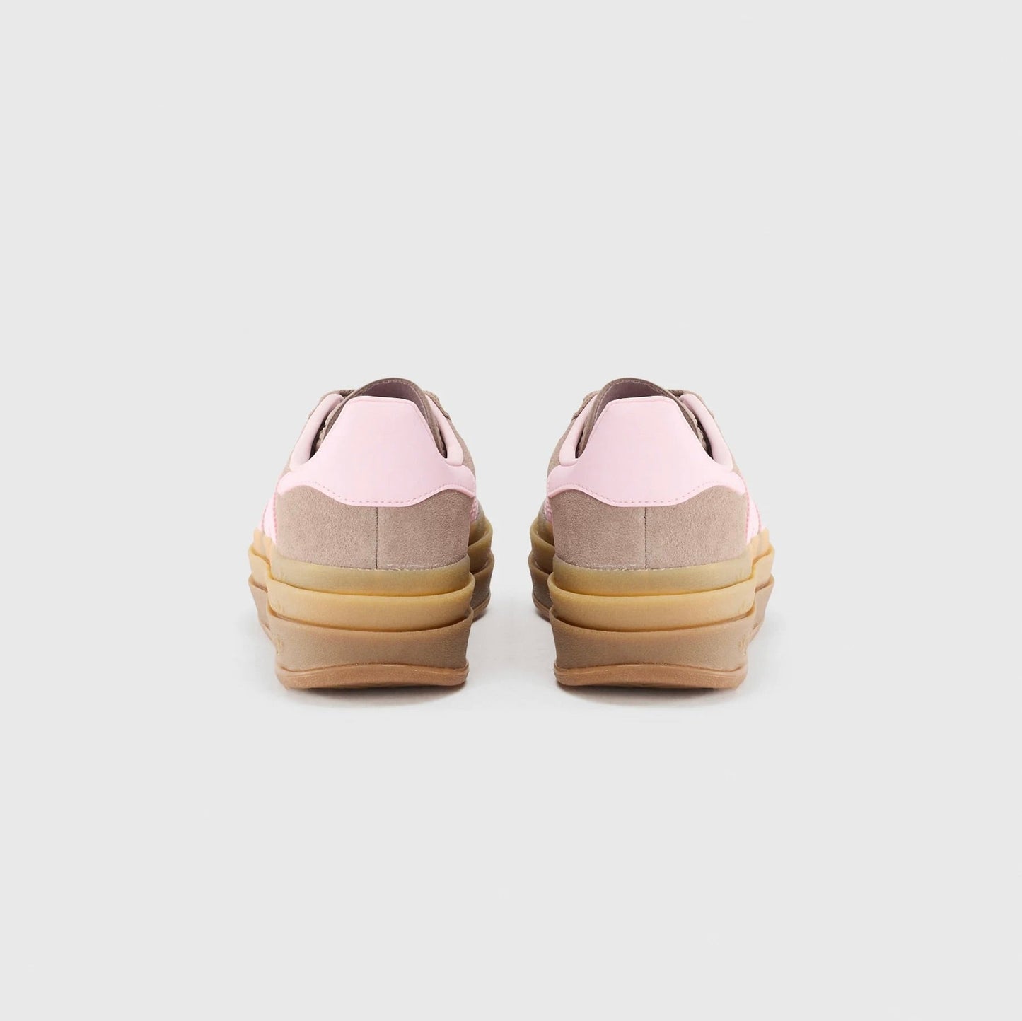 Sneakers basses Adidas Gazelle Bold trace brown clear pink femme