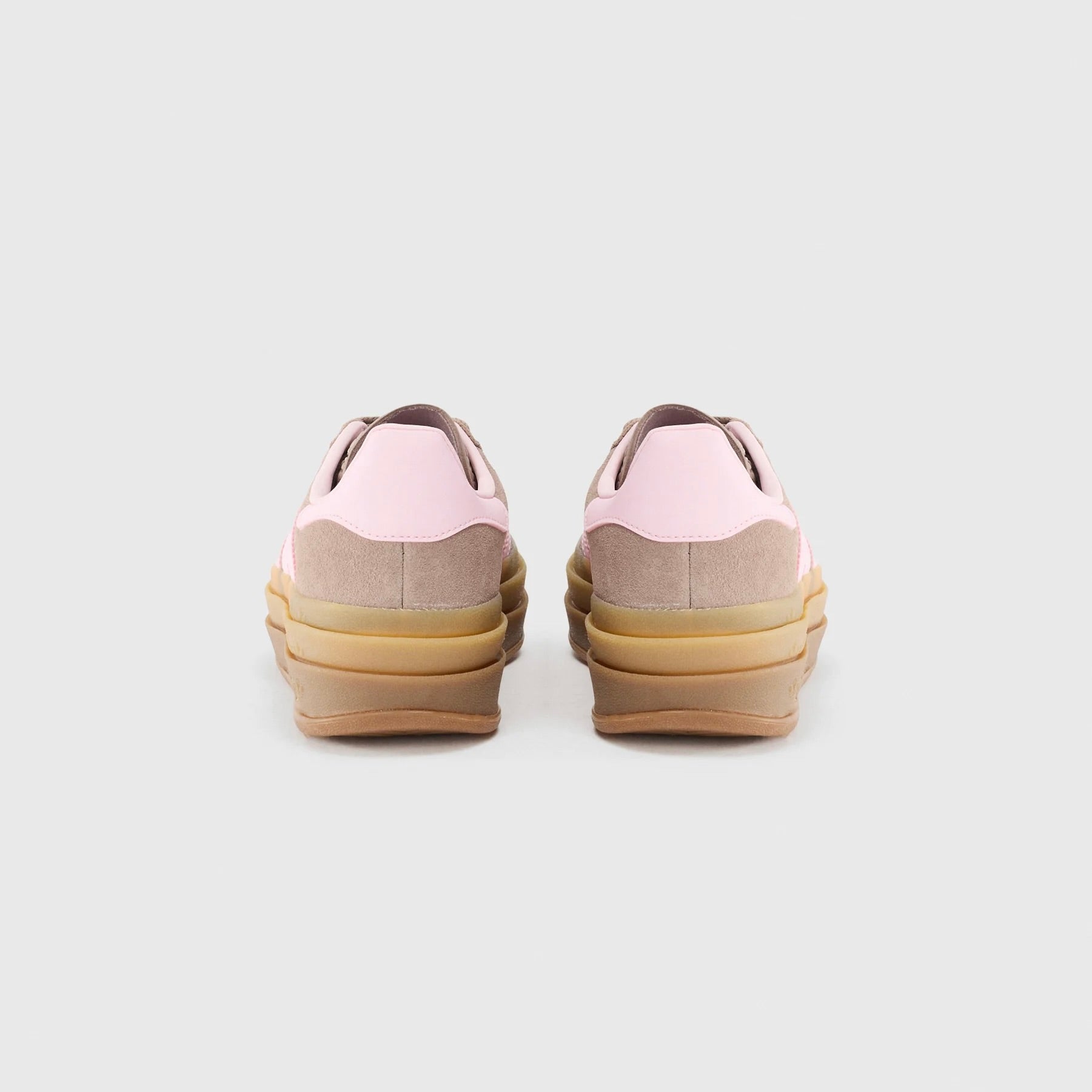 Sneakers basses Adidas Gazelle Bold trace brown clear pink femme