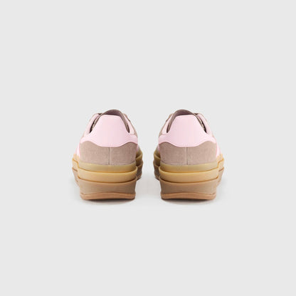Sneakers basses Adidas Gazelle Bold trace brown clear pink femme