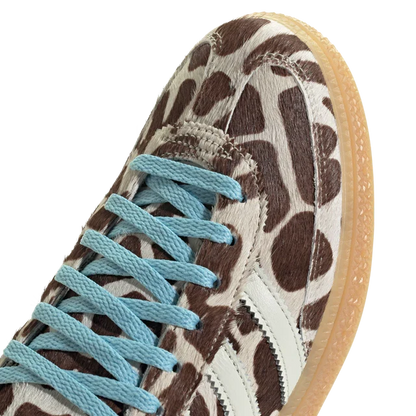 Sneakers basses Adidas Handball Spezial cow print crystal linen unisexe