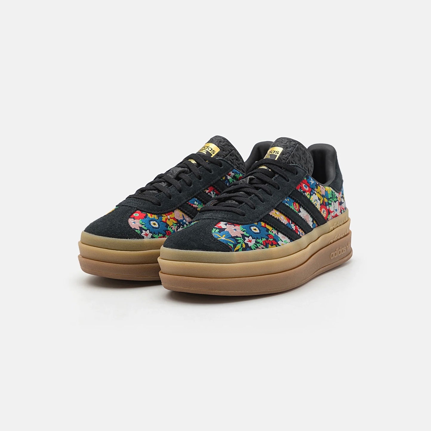 Sneakers basses Adidas Gazelle Bold liberty london floral embroidery femme