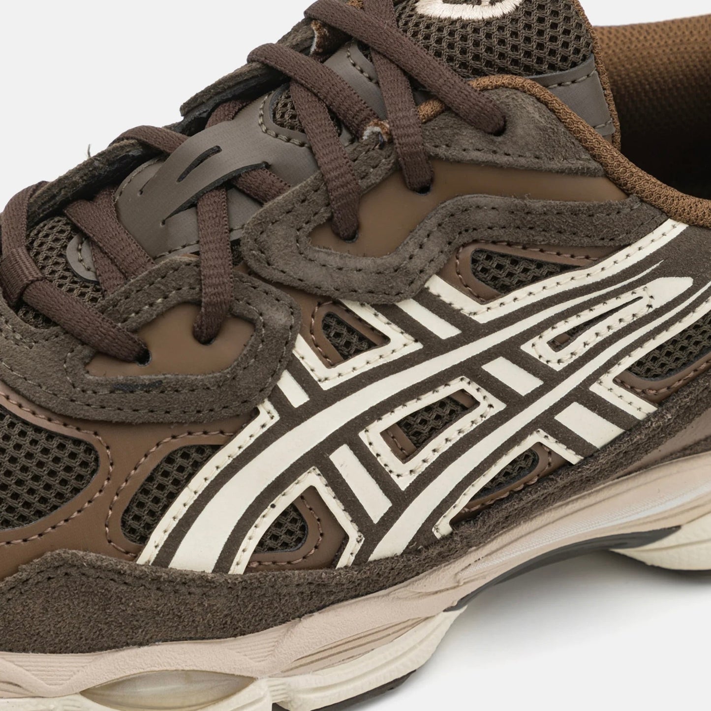ASICS Gel-NYC Black Coffee, Baskets Basses Unisexe Mesh et Daim – photo 6