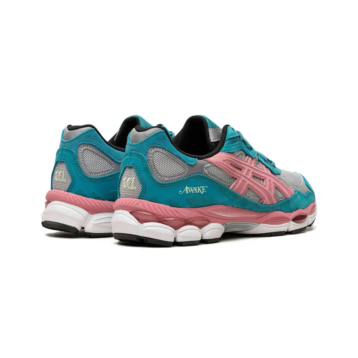 ASICS Gel-NYC x Awake NY Teal Pink Baskets Turquoise Rose Homme Femme - 3