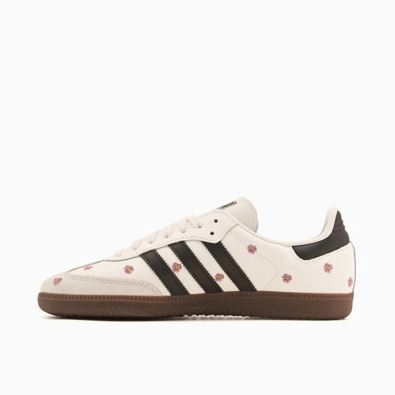 Sneakers basses Adidas Samba light purple floral unisexe