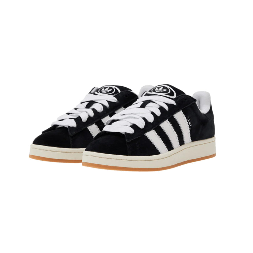 Adidas Campus 00s Black baskets basses enfant en daim noir, détail semelle