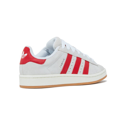 Adidas Campus 00s Grey Red baskets basses enfant en daim gris rouge, détail semelle