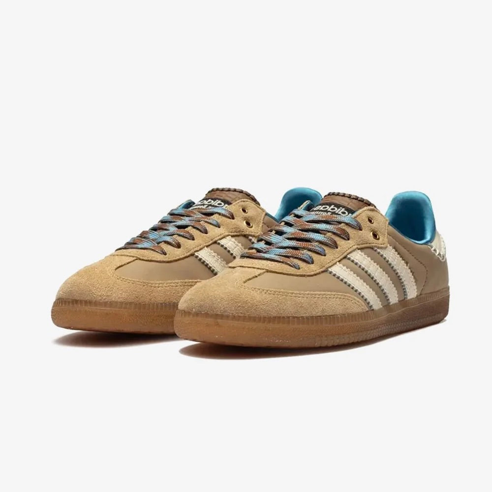Sneakers basses Adidas Samba nylon wales bonner desert white unisexe
