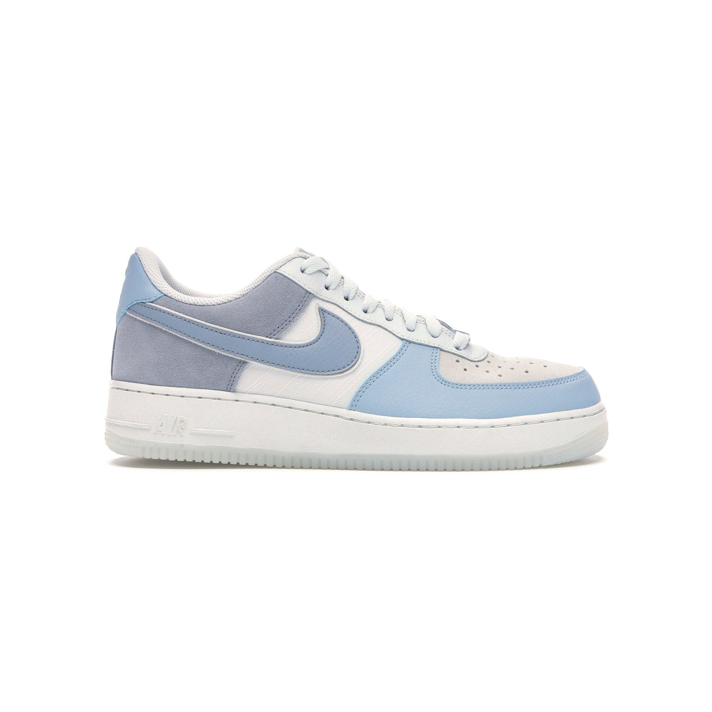 nike air force 1 low light armory blue obsidian mist baskets vue latérale