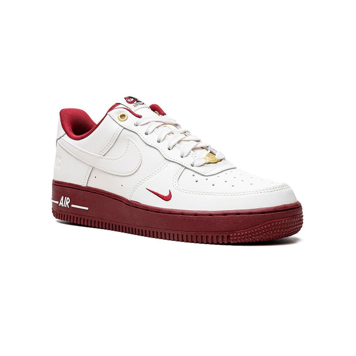Nike Air Force 1 Low 40th Anniversary Edition Sail Team Red, Baskets Basses Unisexe Cuir – photo 2