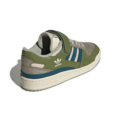 Adidas Forum Low Great Outdoors Tech Olive baskets basses homme et femme en cuir kaki, détail semelle