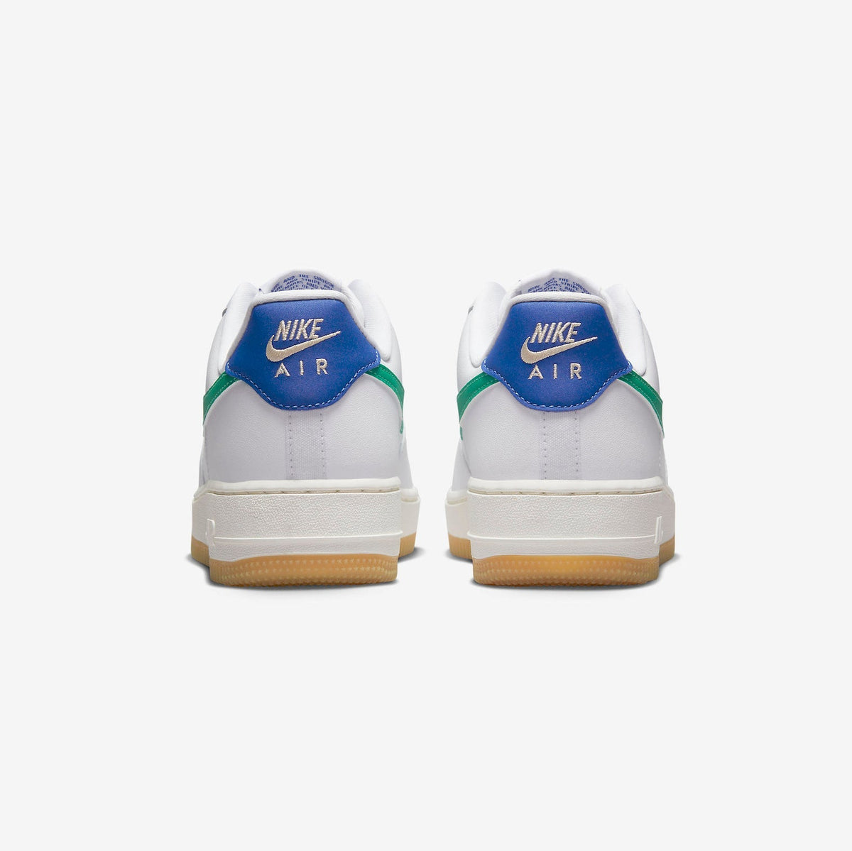 Nike Air Force 1 Low Royal Green Gum Baskets Bleu Vert Homme Femme - 3