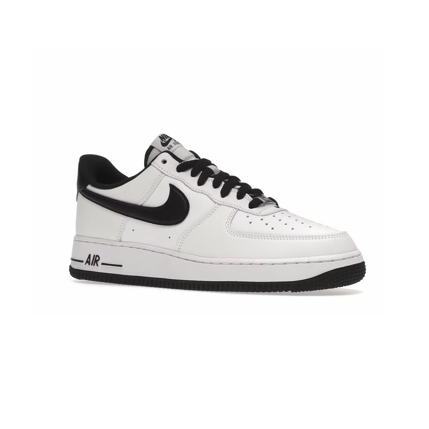 Nike Air Force 1 Low White Black Patent, Baskets Basses Unisexe Cuir – photo 2