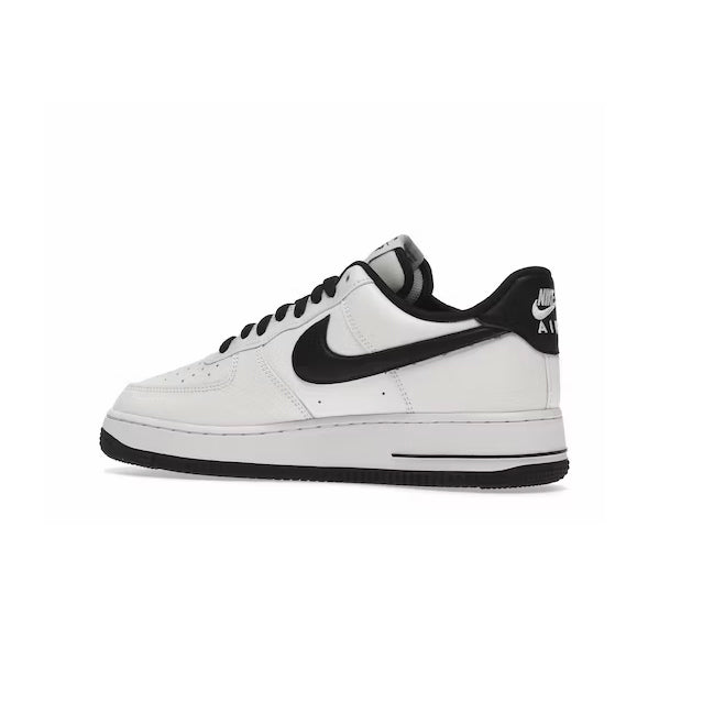 Nike Air Force 1 Low White Black Patent, Baskets Basses Unisexe Cuir – photo 3