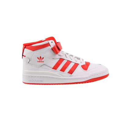 Adidas Forum High  baskets montantes enfant en cuir multicolore, vue de profil