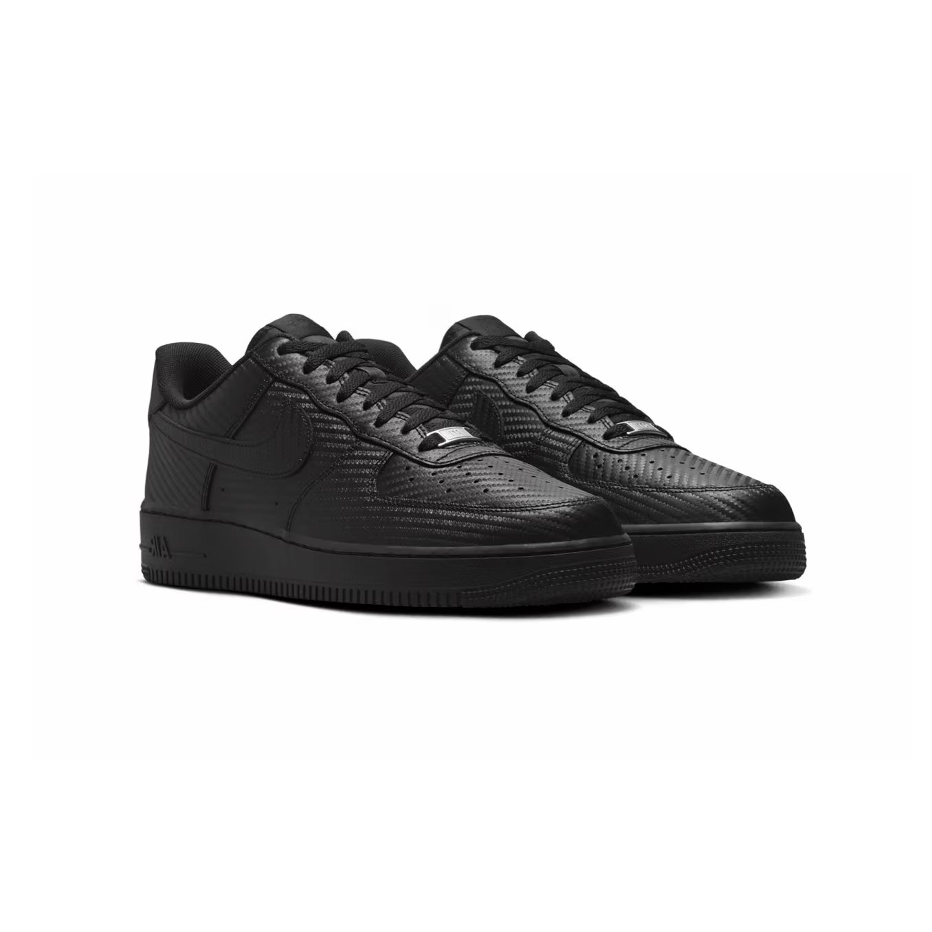 Nike Air Force 1 Low Black Carbon Fiber, Baskets Basses Unisexe – photo 2