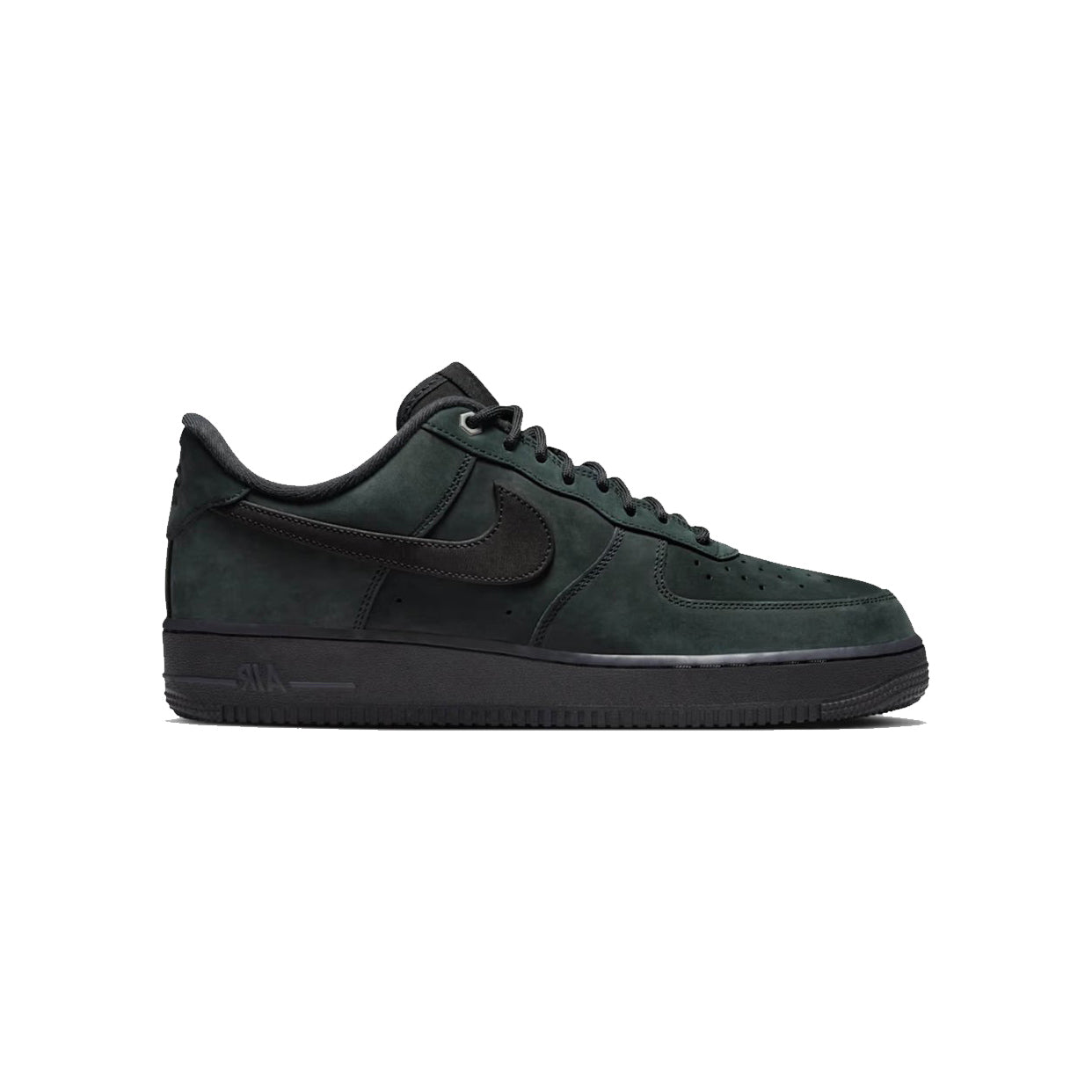 Nike Air Force 1 Low Black Nubuck, Baskets Basses Unisexe Cuir – photo 1