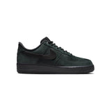 Nike Air Force 1 Low Black Nubuck, Baskets Basses Unisexe Cuir