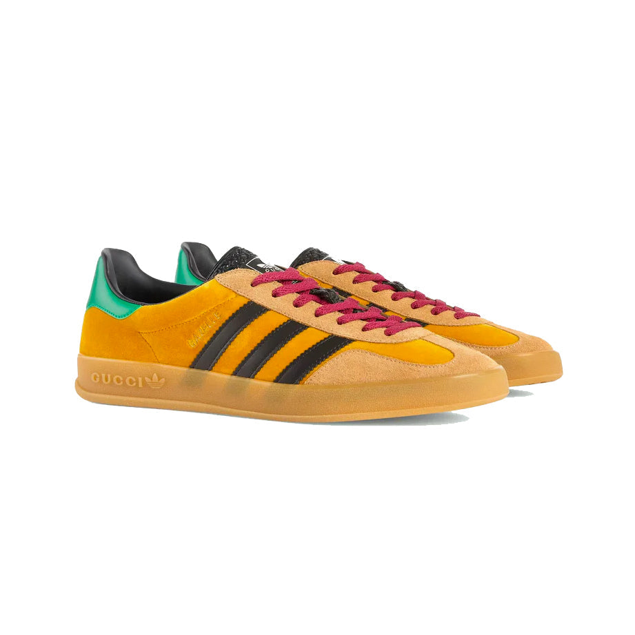 Sneakers basses Adidas Gazelle gucci yellow unisexe