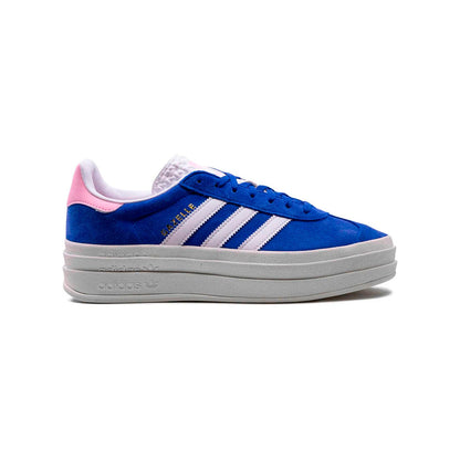 Sneakers basses Adidas Gazelle Bold lucid blue pink damen femme